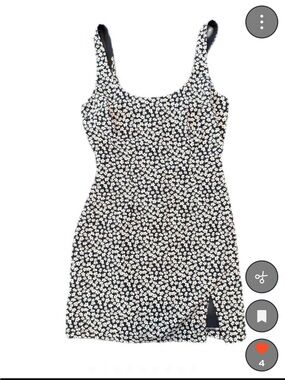 Abercrombie & Fitch Navy Floral Tank Dress
